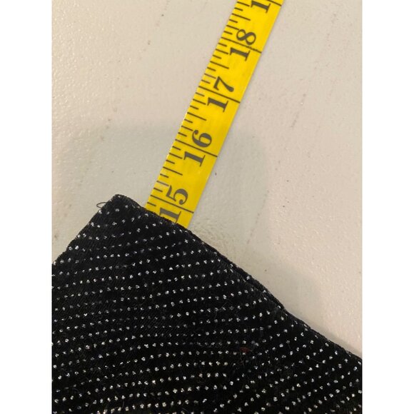Windsor Black Glitter Spaghetti Strap Mini Dress Medium - Picture 8 of 11
